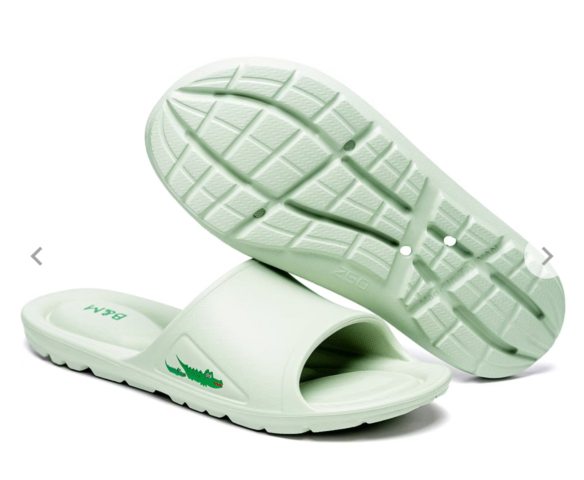 Taiwan B&M 母子鳄鱼 Light weight slip-on massage sandals BGP 5660