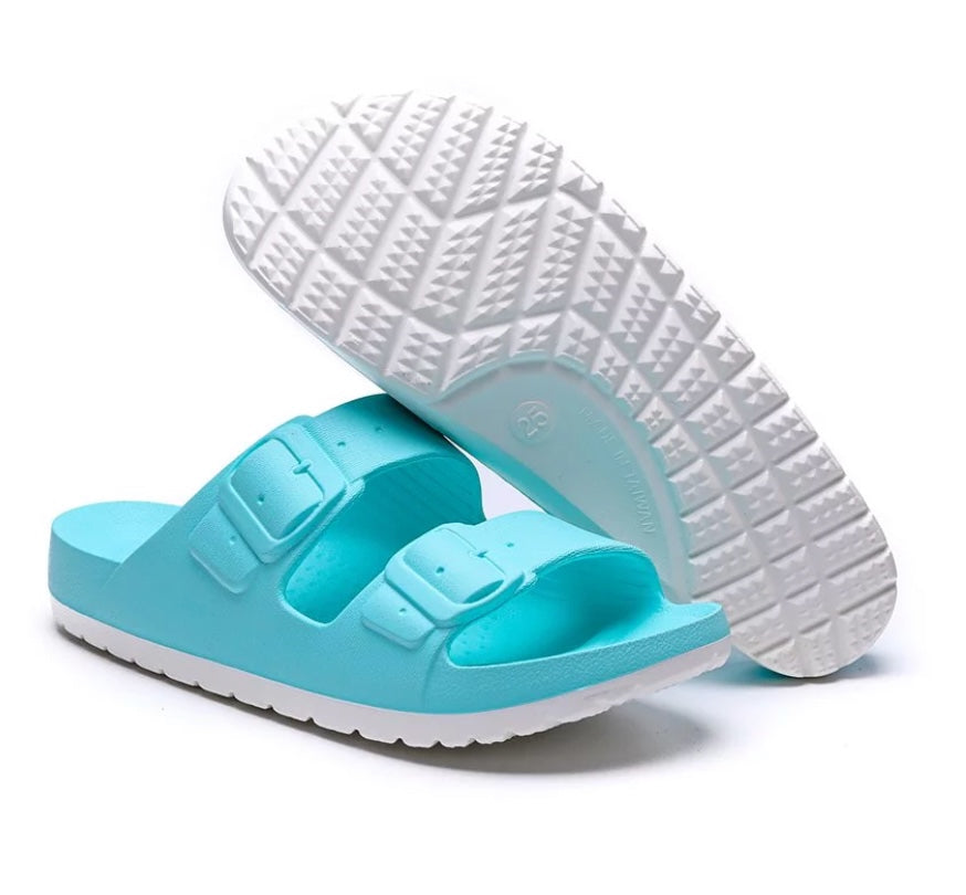 Taiwan B&M 母子鳄鱼 Two-colour tone sandals for casual wear BCU 5829 (Highly recommended product)