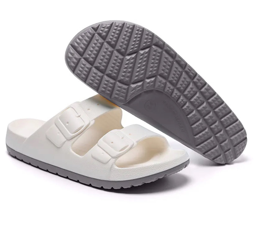 Taiwan B&M 母子鳄鱼 Two-colour tone sandals for casual wear BCU 5829 (Highly recommended product)
