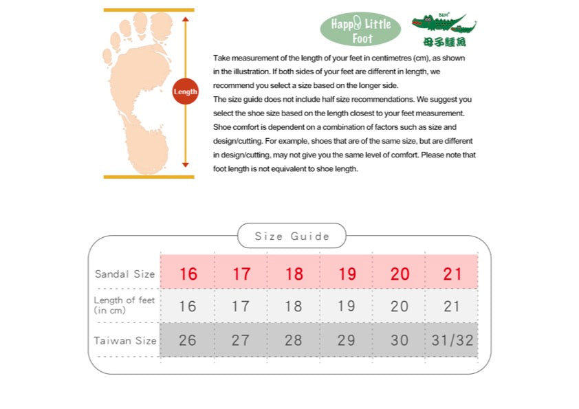 Taiwan B&M 母子鳄鱼 Kids outdoor water play shoes BD 6052 (Highly recommended product)