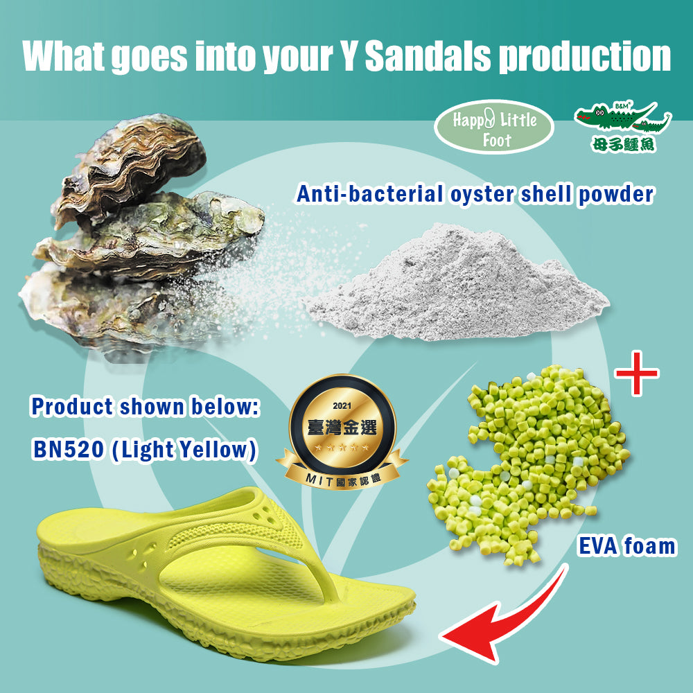 Taiwan B&M 母子鳄鱼 Running Y Sandals BN 520 (Highly recommended and award winning product)