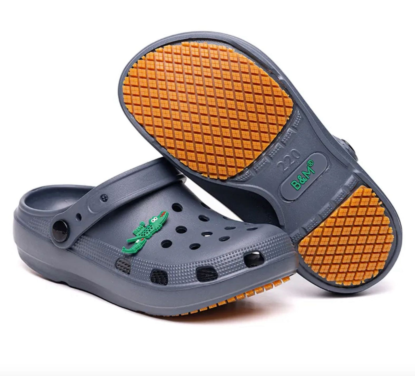 Taiwan B&M 母子鳄鱼 Perfect slip-on sandals for casual wear BGM 5353
