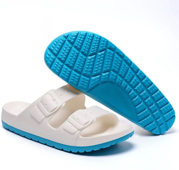 Taiwan B&M 母子鳄鱼 Two-colour tone sandals for casual wear BCU 5829 (Highly recommended product)
