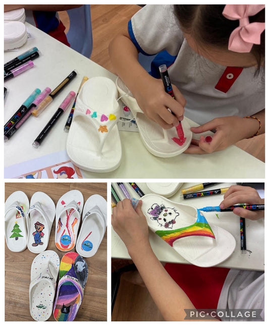 Sandal Craft - Making friendship memories last 🎨🖌️🩴