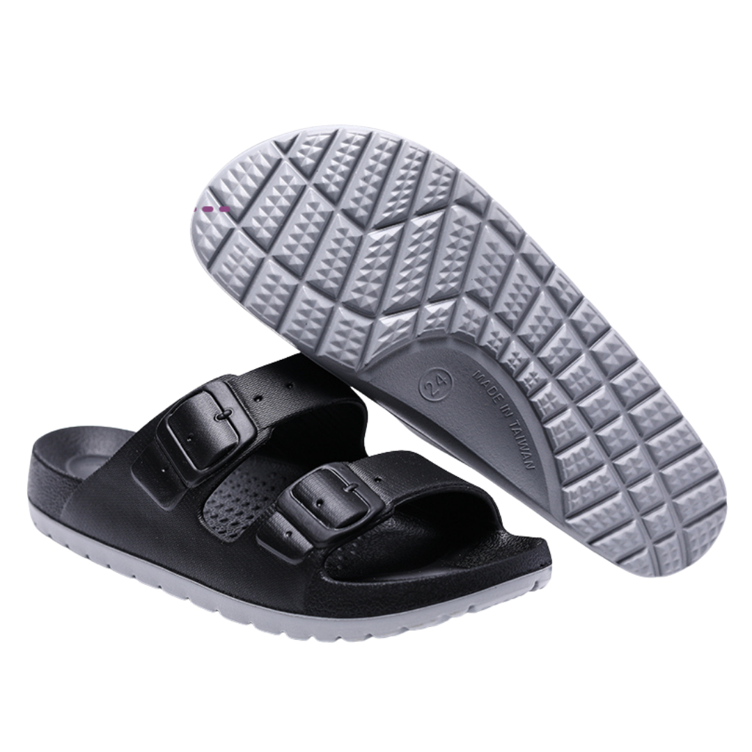 Taiwan B&M 母子鳄鱼 Two-colour tone sandals for casual wear BCU 5829 (Highly recommended product)