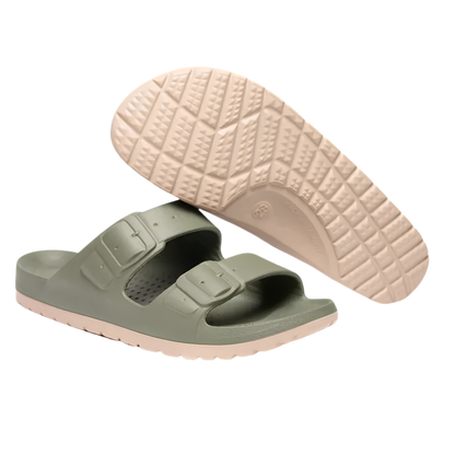 Taiwan B&M 母子鳄鱼 Two-colour tone sandals for casual wear BCU 5829 (Highly recommended product)