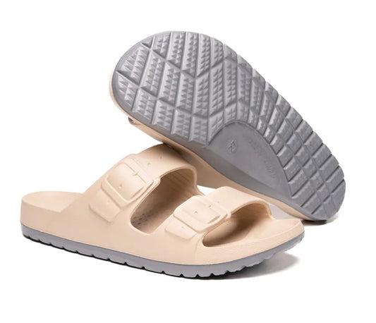 Taiwan B&M 母子鳄鱼 Two-colour tone sandals for casual wear BCU 5829 (Highly recommended product)