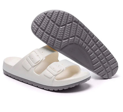 Taiwan B&M 母子鳄鱼 Two-colour tone sandals for casual wear BCU 5829 (Highly recommended product)