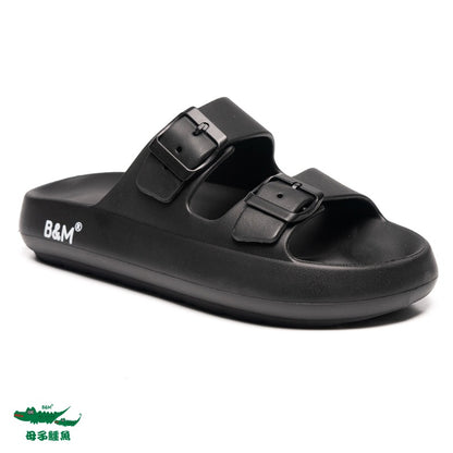 Taiwan B&M 母子鳄鱼 Light weight fashionable casual slides BD 5700