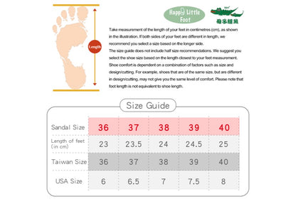 Taiwan B&M 母子鳄鱼 Light weight fashionable casual slides BD 5700