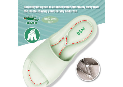 Taiwan B&M 母子鳄鱼 Light weight slip-on massage sandals BGP 5660