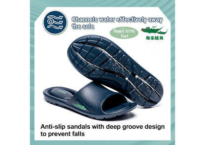 Taiwan B&M 母子鳄鱼 Light weight slip-on massage sandals BGP 5660