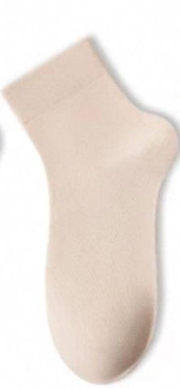 Ladies pastel colour breathable soft cotton socks