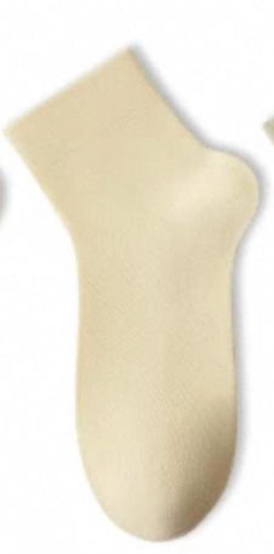 Ladies pastel colour breathable soft cotton socks