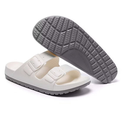 Taiwan B&M 母子鳄鱼 Two-colour tone sandals for casual wear BCU 5829 (Highly recommended product)